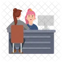 Desk Office Reception Icon