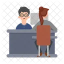 Desk Office Reception Icon