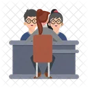 Desk Office Reception Icon