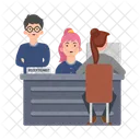 Desk Office Reception Icon