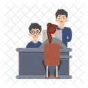 Desk Office Reception Icon