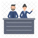 Desk Office Reception Icon
