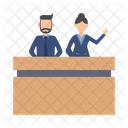 Desk Office Reception Icon