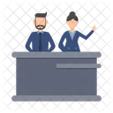 Desk Office Reception Icon