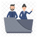 Desk Office Reception Icon