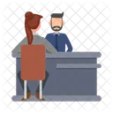 Desk Office Reception Icon