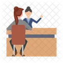 Desk Office Reception Icon