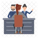Desk Office Reception Icon