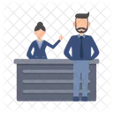 Desk Office Reception Icon