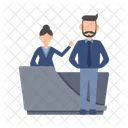 Desk Office Reception Icon