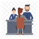 Desk Office Reception Icon