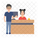 Desk Office Reception Icon