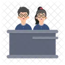 Desk Office Reception Icon
