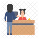 Desk Office Reception Icon