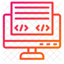Parte Frontal Electronica Pantalla Icono