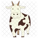 Front-facing cow  Icon