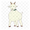 Front Facing Goat Goat Lamb Icon