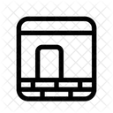 Front Of The Kabah Kabah Mecca Icon