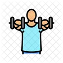Vorne Hebt Arm Symbol