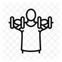 Vorne Hebt Arm Symbol