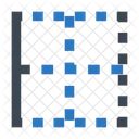 Gauche Bordure Contour Icône