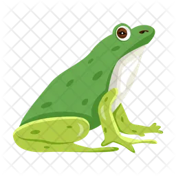 Frosch-Cartoon  Symbol