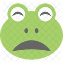 Frosch-Emoji  Symbol