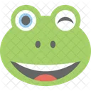 Frosch-Emoji  Symbol