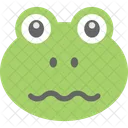 Frosch-Emoji  Symbol