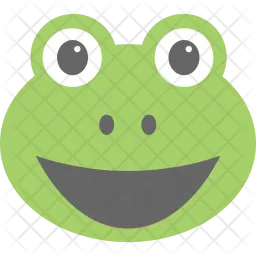 Frosch-Emoji  Symbol