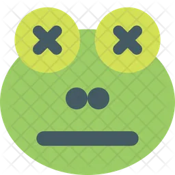 Frosch Tod Emoji Symbol