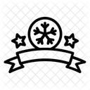 Frost Triumph Flagge Blizzard Champion Flagge Winter Siegesemblem Symbol