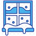 Frostiges Fenster  Symbol