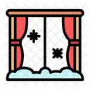 Frostiges Fenster  Symbol