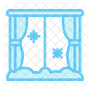 Frostiges Fenster  Symbol