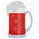 Frosty Red Beer Red Ale Beer Icon