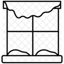 霜が降りた窓  アイコン