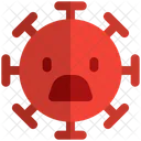 Frowning Coronavirus Emoji Coronavirus Icon