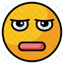 Frowning Emoji Face Icon