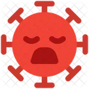 Frowning Closed Eyes Coronavirus Emoji Coronavirus Icon