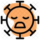 Frowning Closed Eyes  Icon