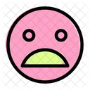 Frowning Face Mouth Icon