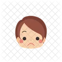 Girl Emoji Frowning Icon