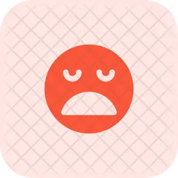 Frowning Open Mouth Emoji Icon