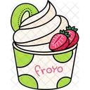 Froyo frozen yogurt  Icon