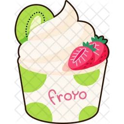 Froyo Frozen Yogurt  Icon