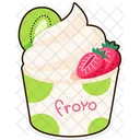 Froyo Frozen Yogurt Icon