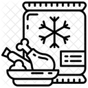 Frozen Foods Cold Food Frozen Dinner Icon