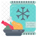 Frozen Foods Cold Food Frozen Dinner Icon