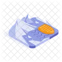 Frozen Lake Boat Icon